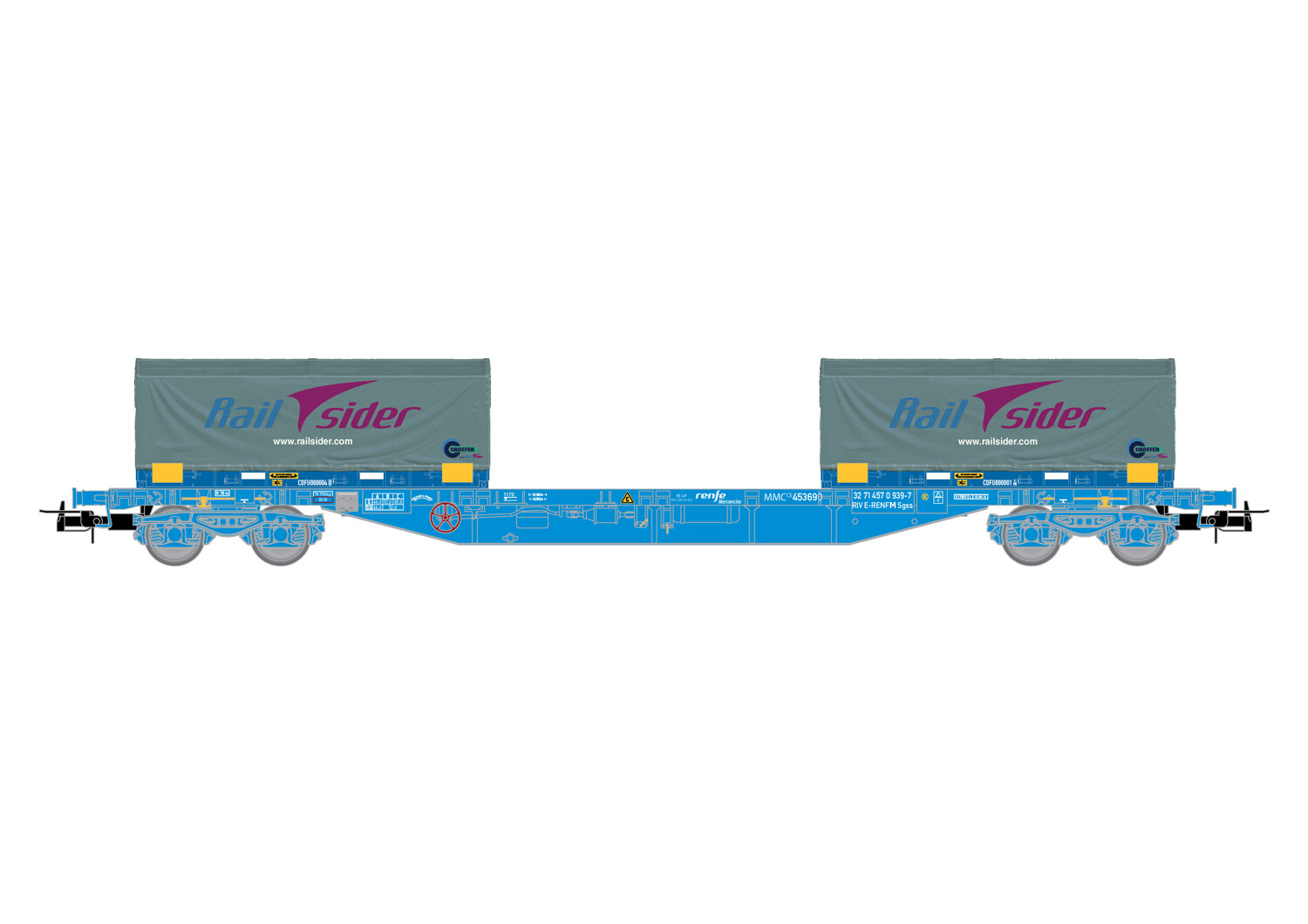 RENFE Containertragwagen EpVI 