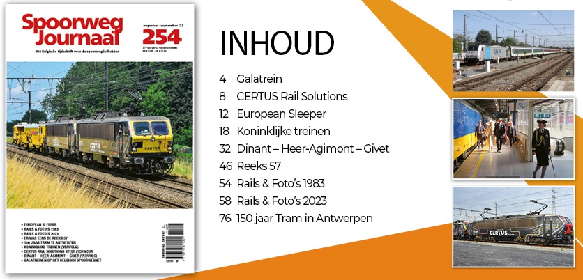 Spoorweg Journal 254 Het Belgisch Tijdschrift voor de spoorwegliefhebber - niederländische/flämische Ausgabe