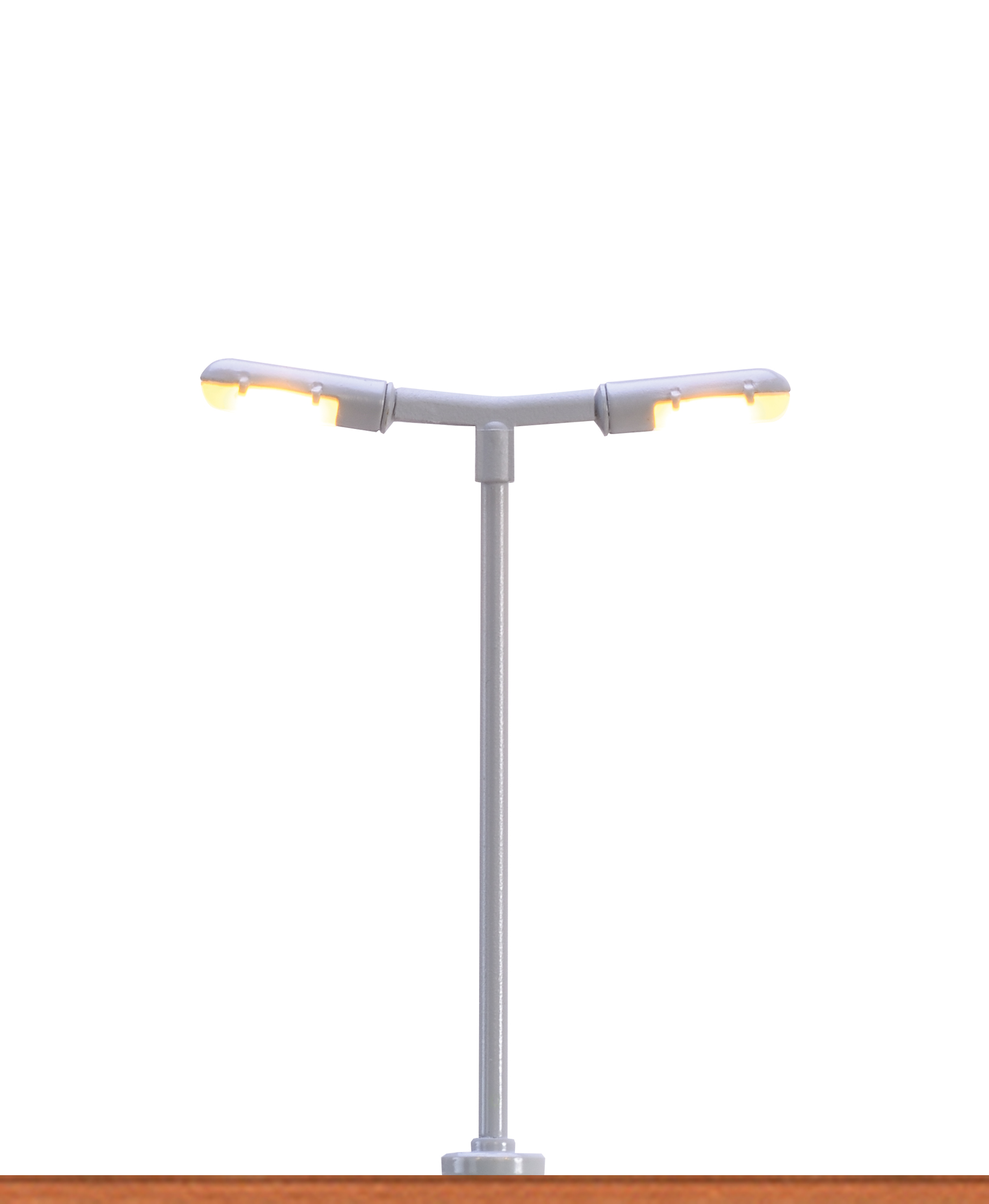 Bahnsteigleuchte, 2-fach LED, Stecksockeltechnik, Höhe 55 mm, N