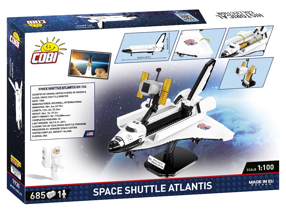 Space Shuttle Atlantis 690 Teile