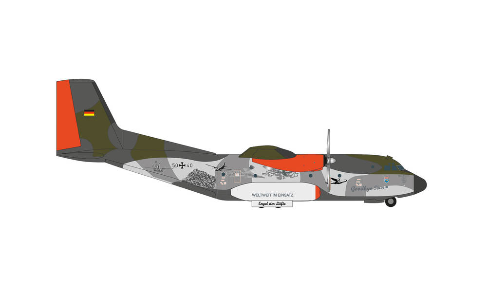 Transall C-160 Luftwaffe LTG 63 "Retro Brummel 1:200