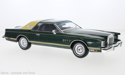 Lincoln Continental MK V grün dunkelgrün `1978 1:18