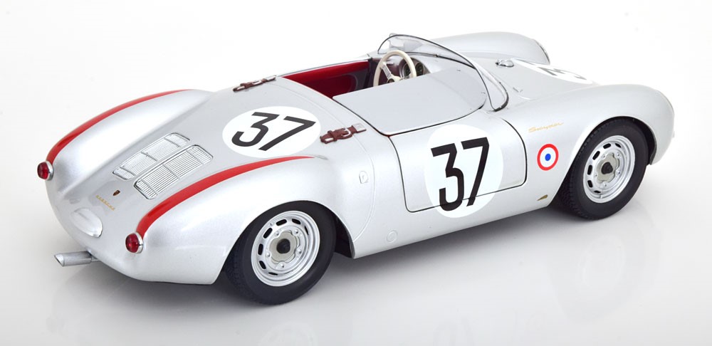 Porsche 356A Spyder #37 1955 silber Le Mans 1:12