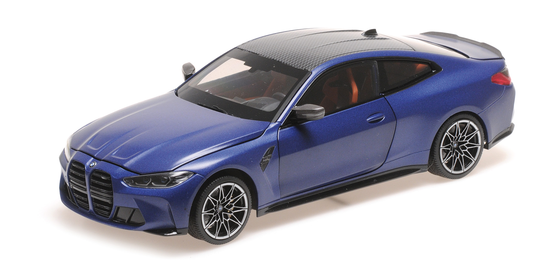 BMW M4 `2020 blau metallic 1:18 Die Cast