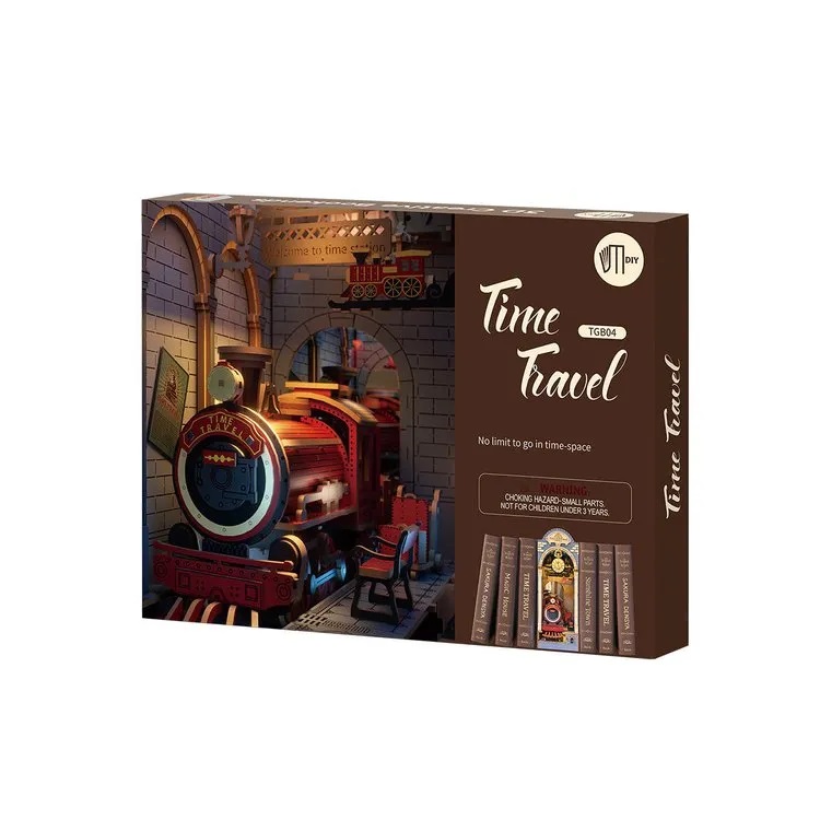 Time Travel - Bücherregal- Diorama
