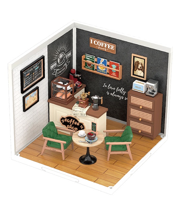 Minidiorama "Coffee Store" Café
