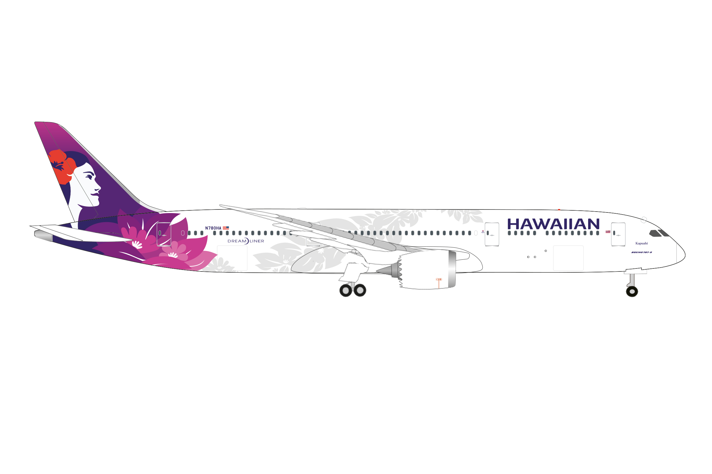 Boeing 787-9 Hawaiian Airline 