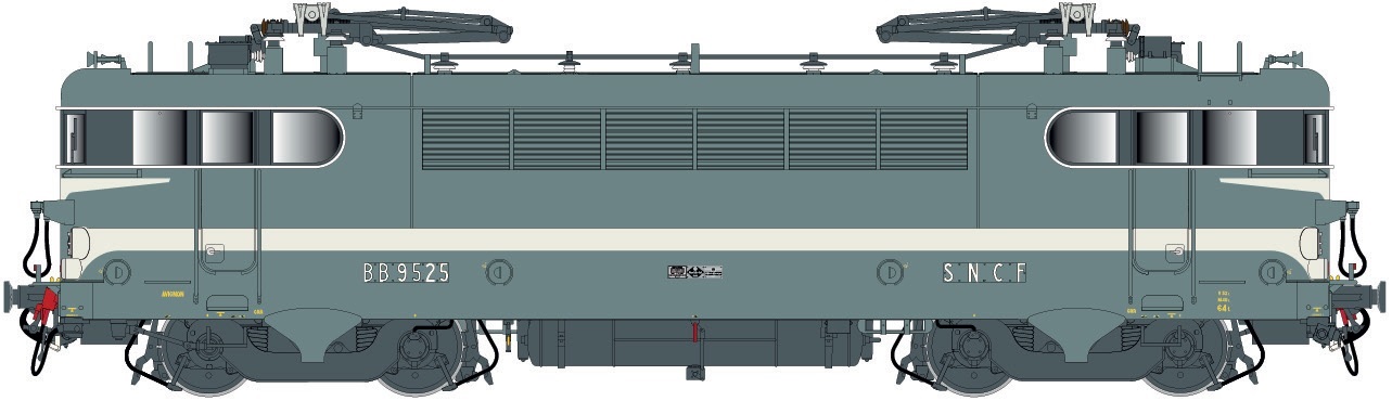 SNCF E-Lok BB9525 Ep.IV AC Sound