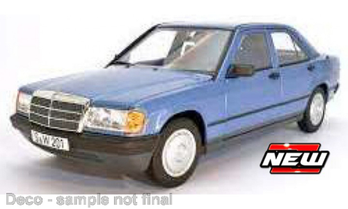 Mercedes 190E(W201)`87 blau 1:24