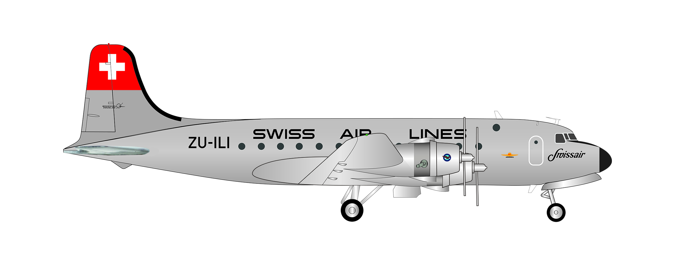 Swissair Douglas DC-4 