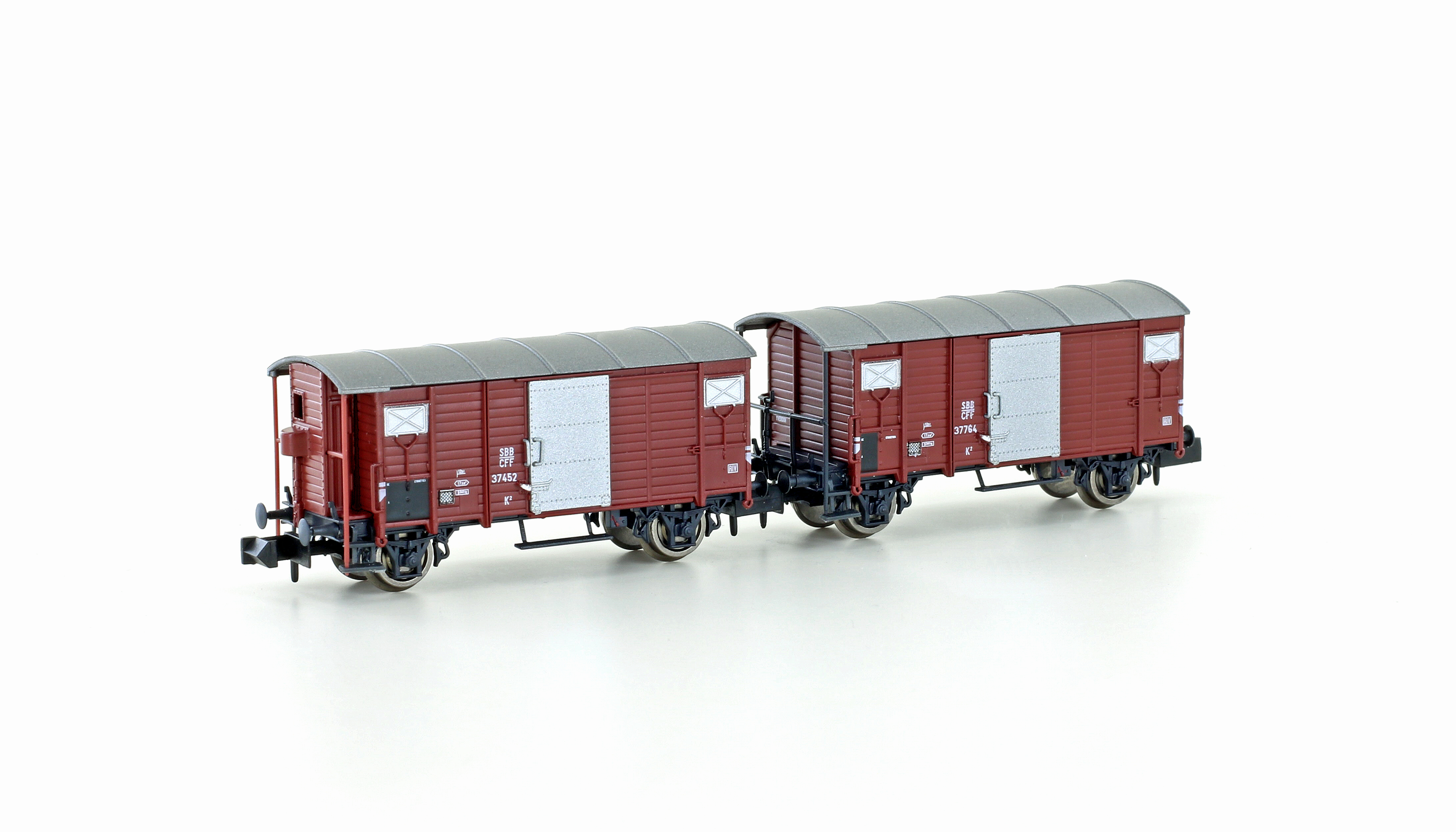 SBB ged.Güterwagenset 2tlg.K2 Ep.III