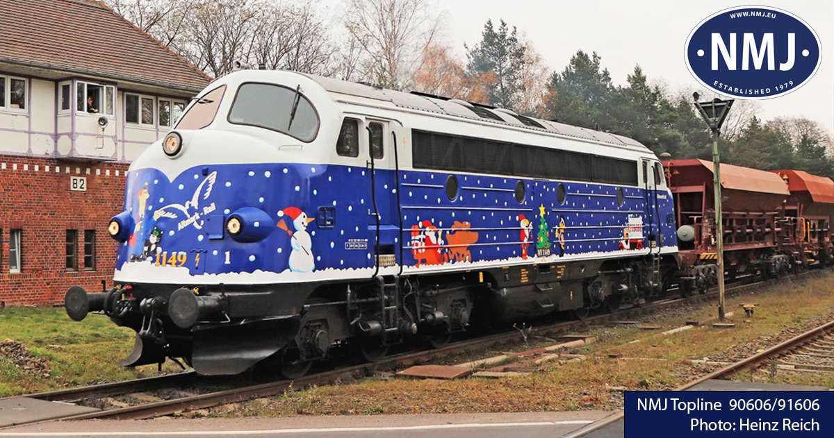 Altmark Rail TMY 1149 DC Weihnachten blau/weiß (Topline)