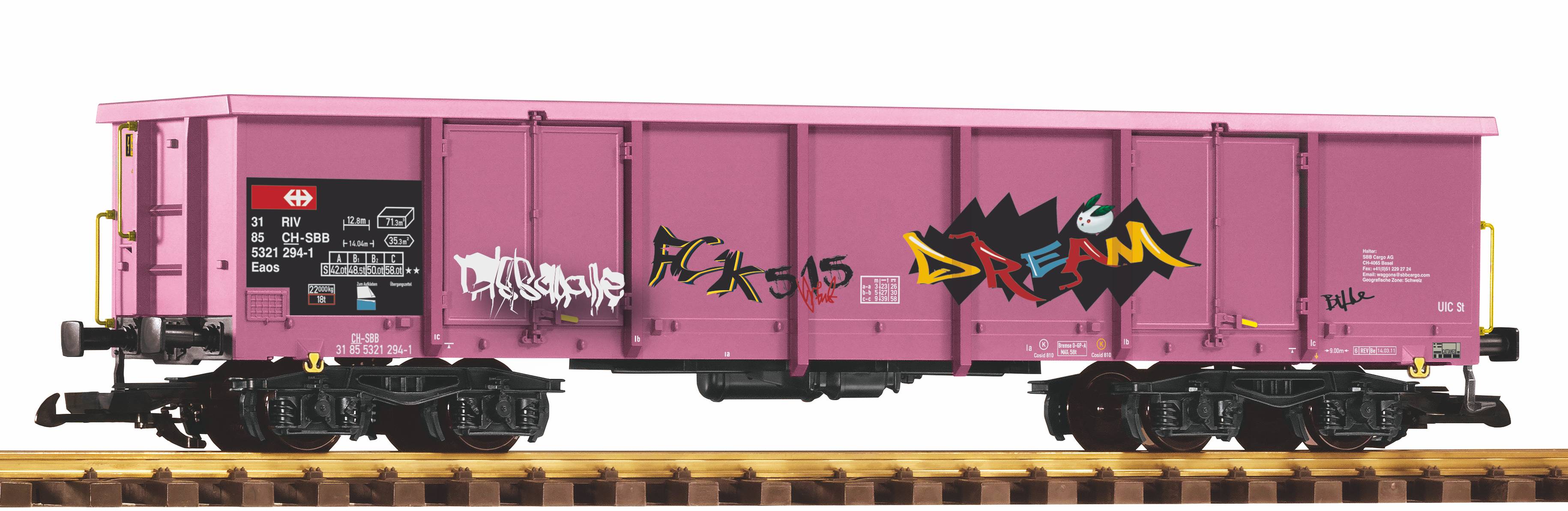 SBB offener Güterwagen Eaos Ep.V mit Graffiti