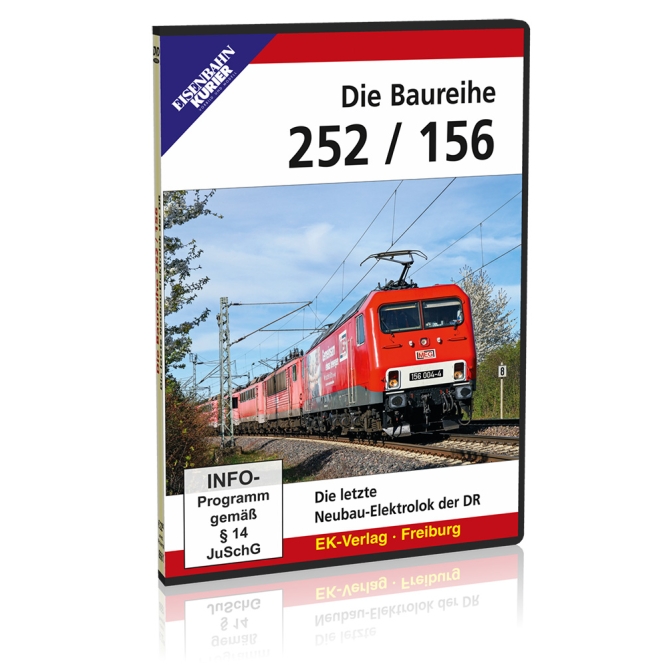DVD Die Baureihe 252 /156 Die letzte Neubau-Elektrolok der DR