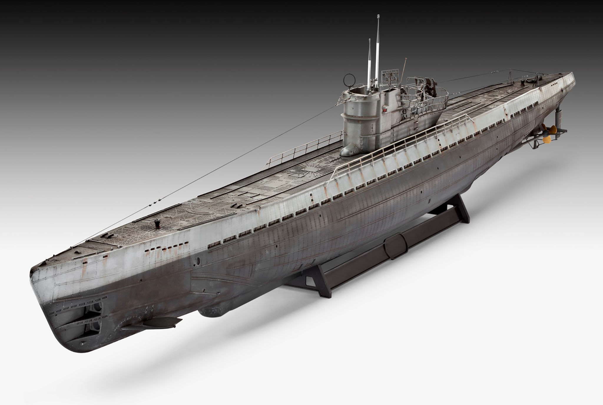 1:72 German Submarine Type IX Platinum Edition