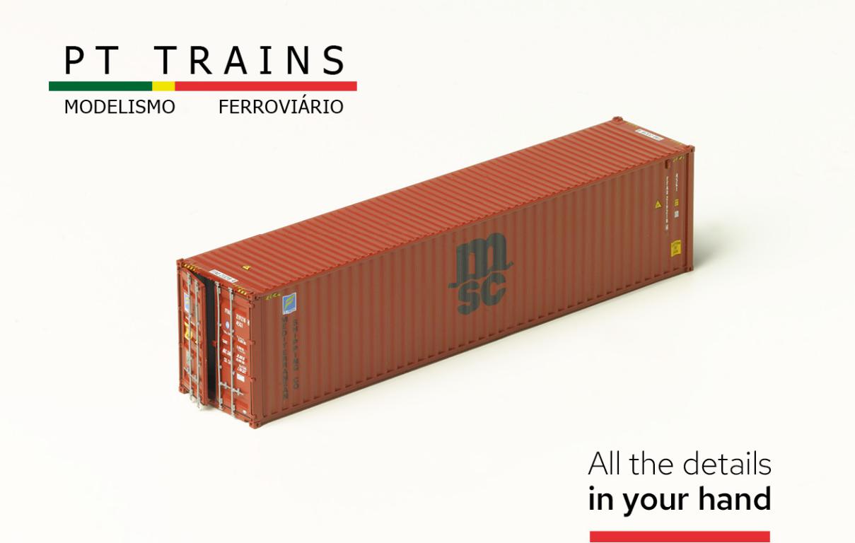 1:87 40´HC Container MSC/ Florens, Behälternummer FFAU 2192184