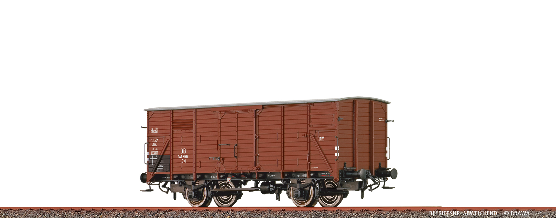 DB gedeckter Güterwagen G10 Ep.III