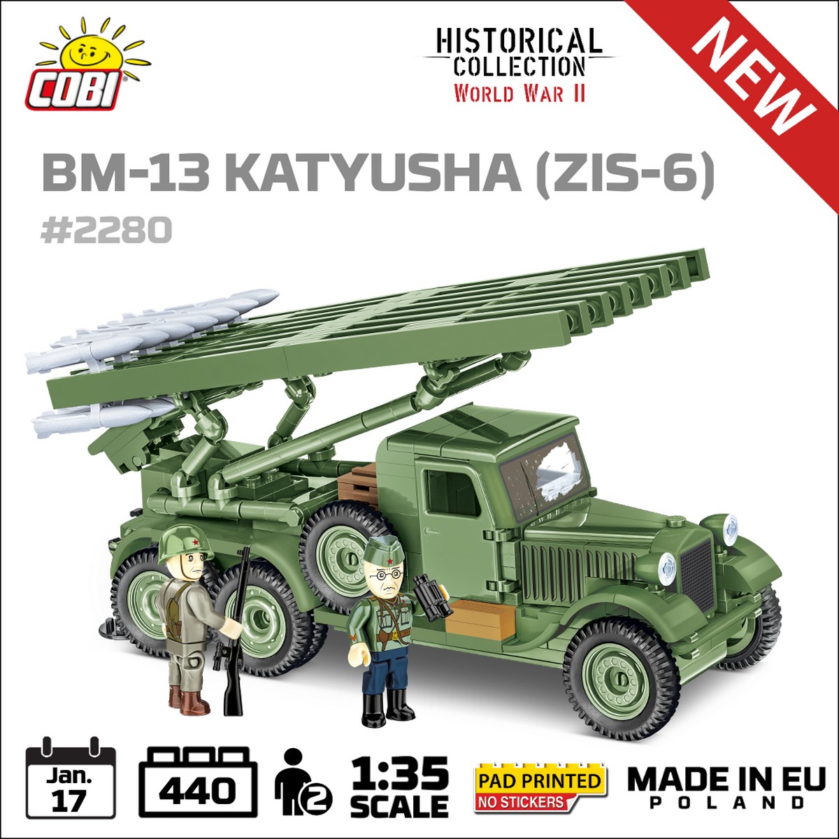 BM-13 Katyusha ZIS-6 Sowj. Raketenwerfer
