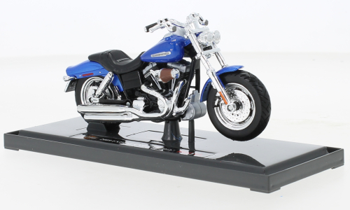 Harley Davidson FAT Bob`2009 FXDFSE CVO blau metallic 1:18