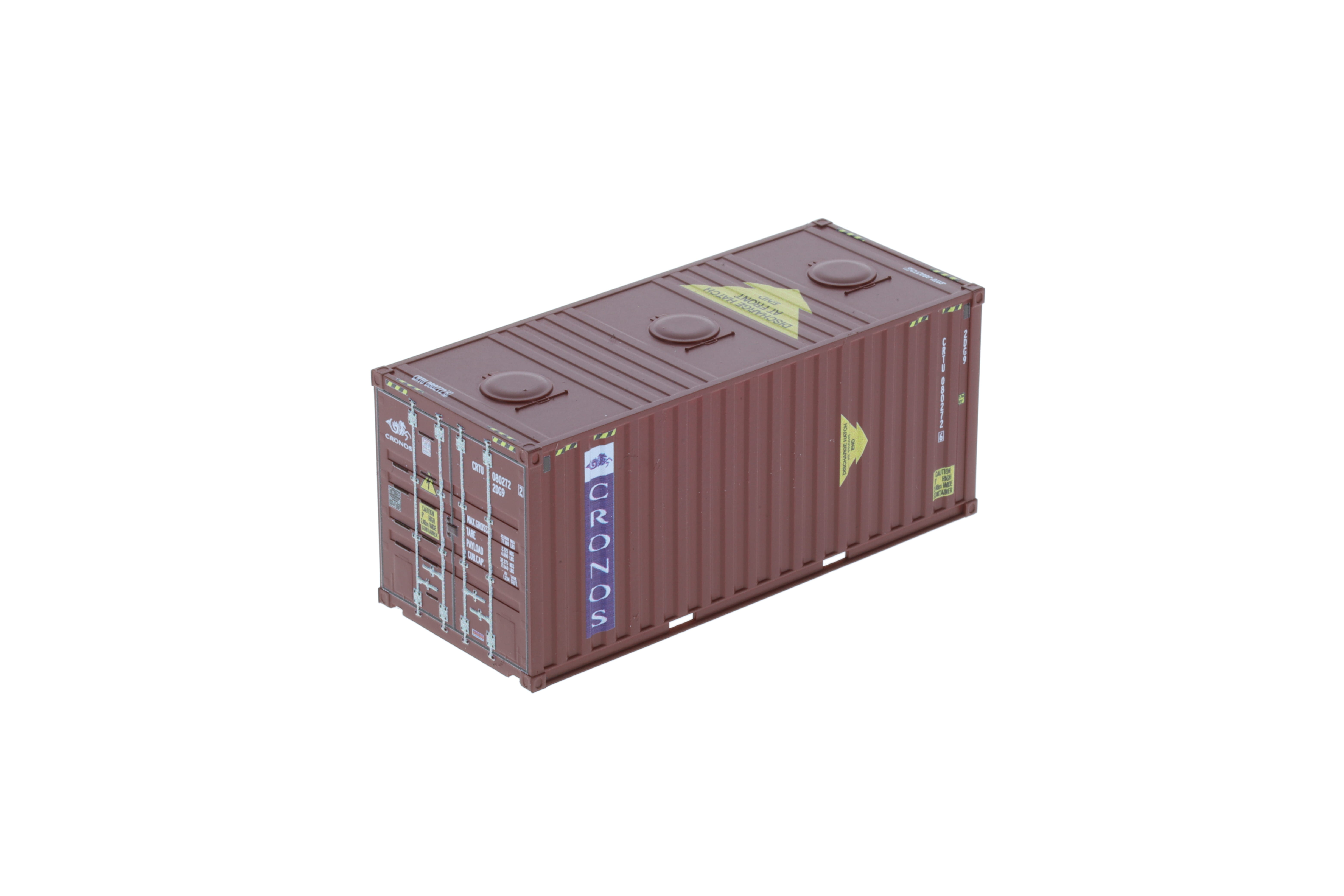 1:87 20´Bulk-Container Cronos braun, Behälternummer: CRTU 080272