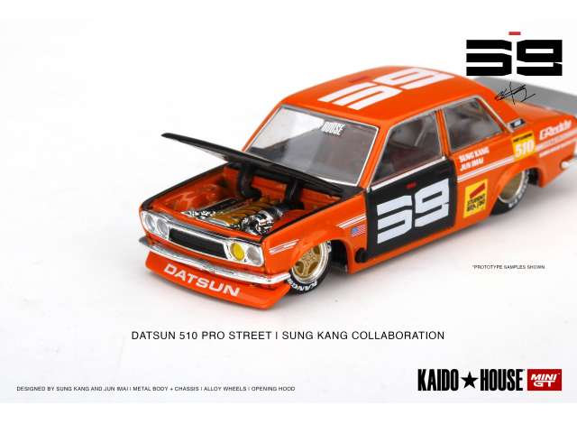 Kaido House Datsun 510 orange 1:64