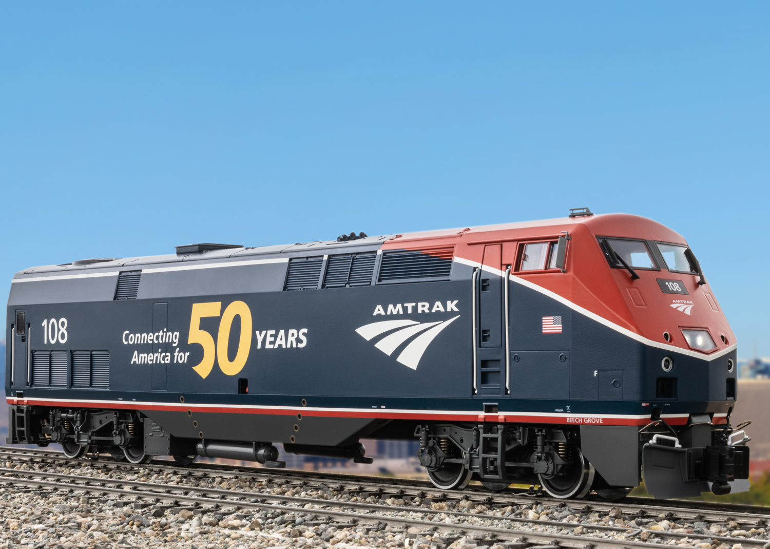 Amtrak AMD 103 Genesis # 108 Diesellokomotive P42 – 50 Jahre Jubiläum Phase VI