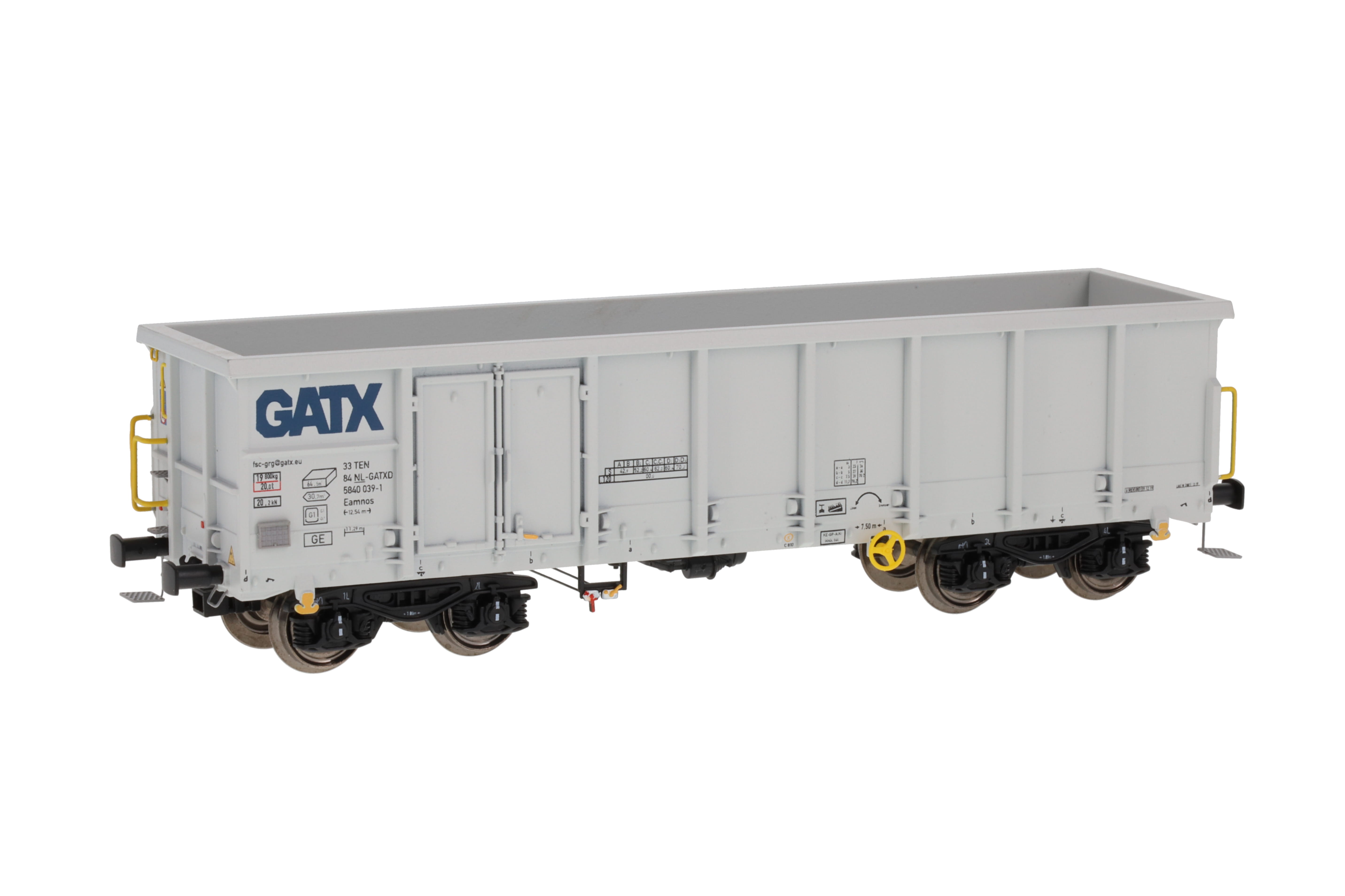GATX off. Güterwagen Ep.VI Eamnos 64,5m³ weiß