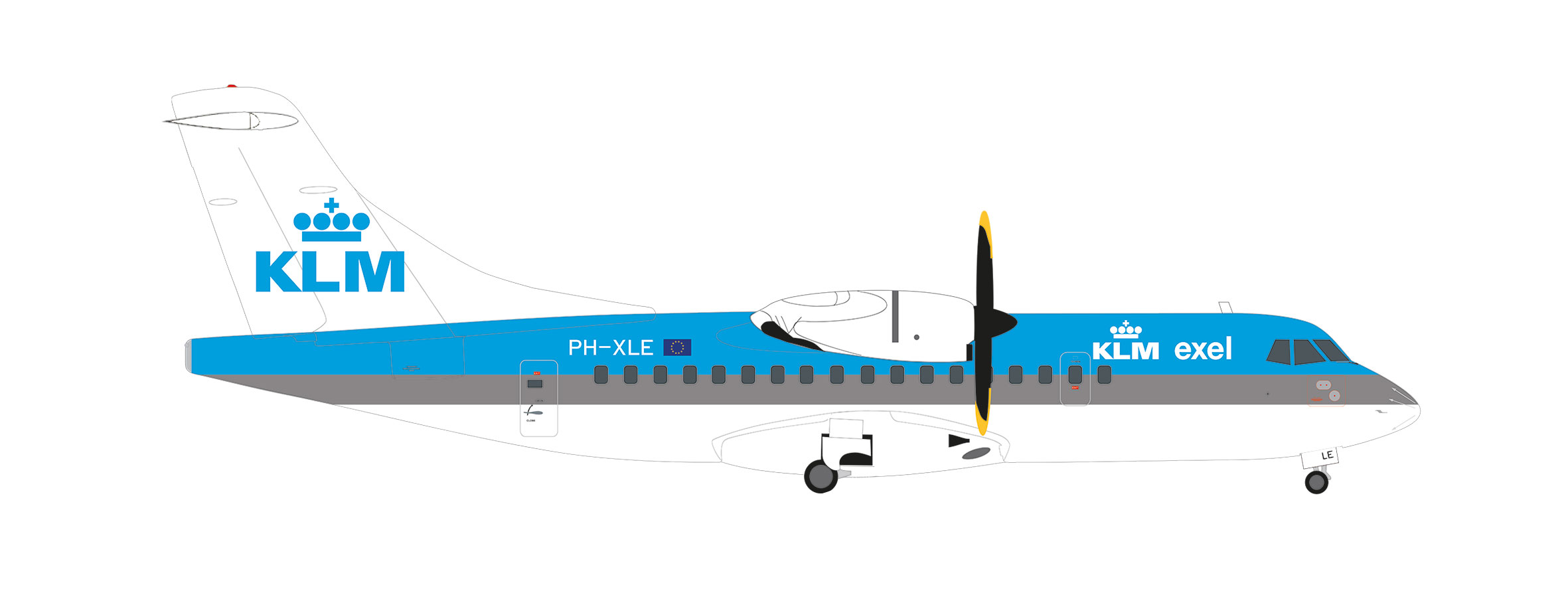 KLM Exel ATR-42-300 