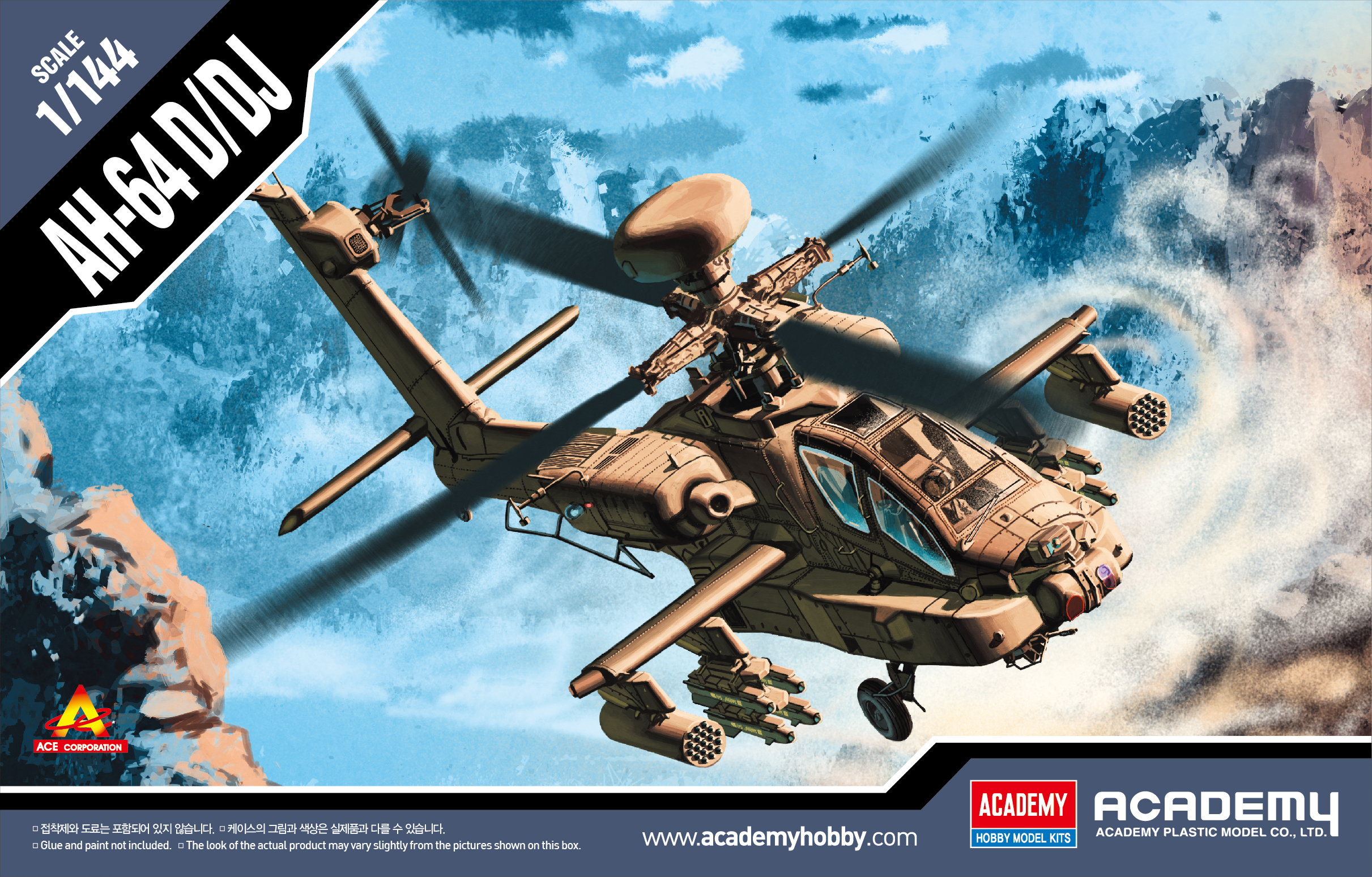 1:144 AH-64D/DJ Apache 