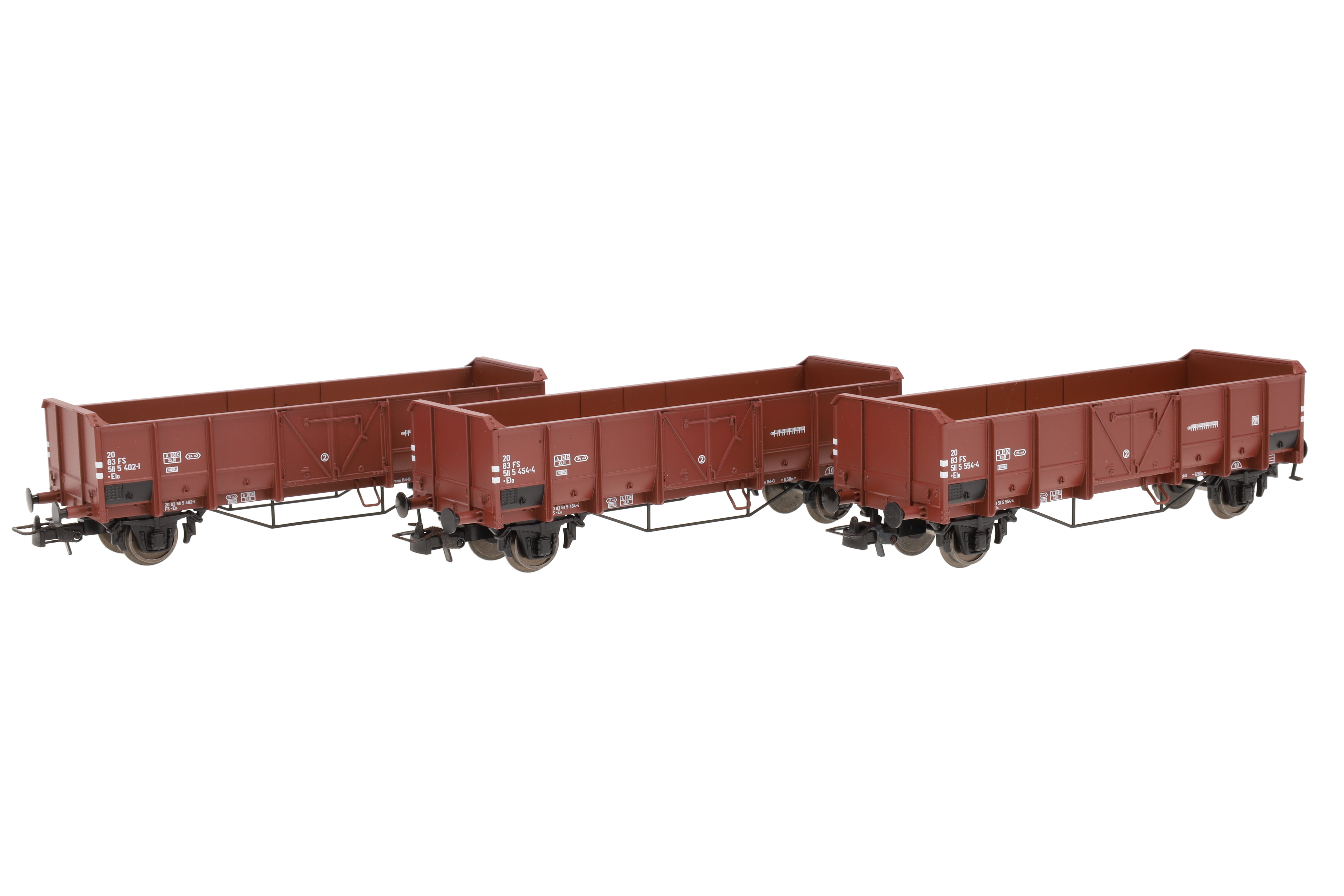 FS offener Güterwagen Set 3tlg. Kohletransport Ep.IV