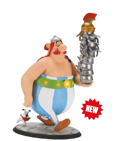 Obelix mit Trophäen Figur ca. 25m