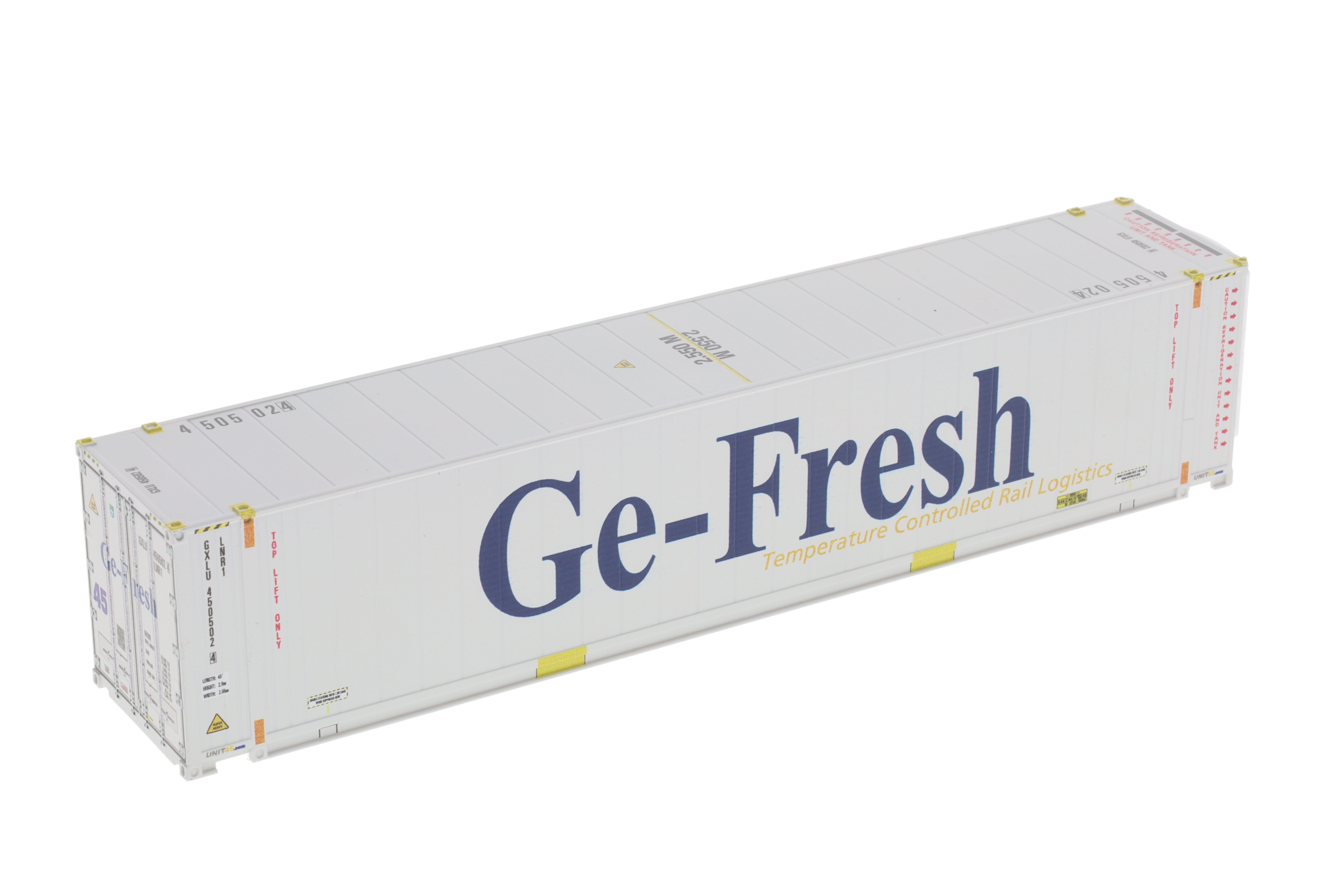 1:87 45´ Reefer GE-FRESH WB-A / Ct45´ (Euro) Reefer (DE), # GXLU 450002