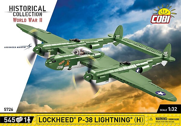 WWII Lockheed Lightning P-38H 530 Teile