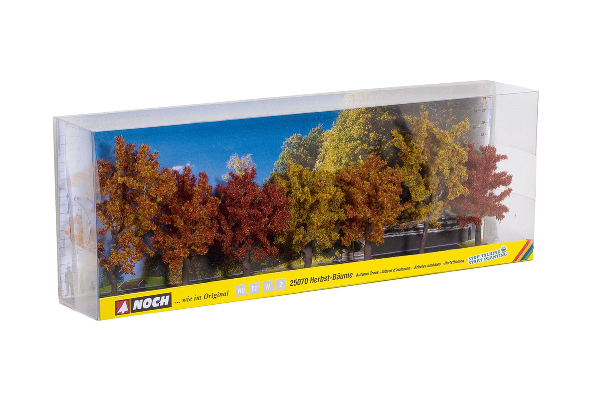 Spar-Set Herbstbäume, 7 Stück, ca. 8-10 cm hoch