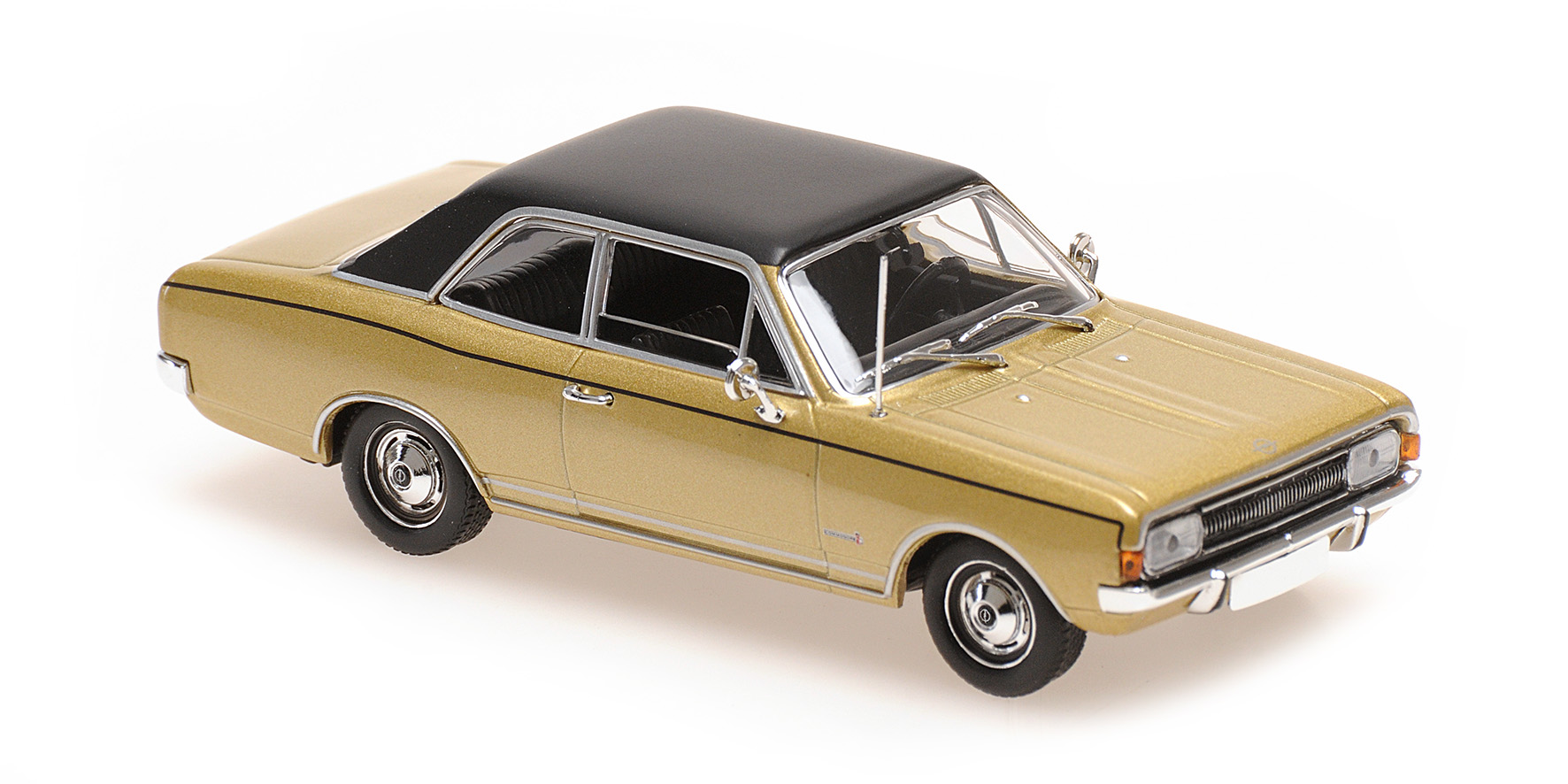 Opel Commodore A`1970 gold gold metallic 1:43 Die Cast