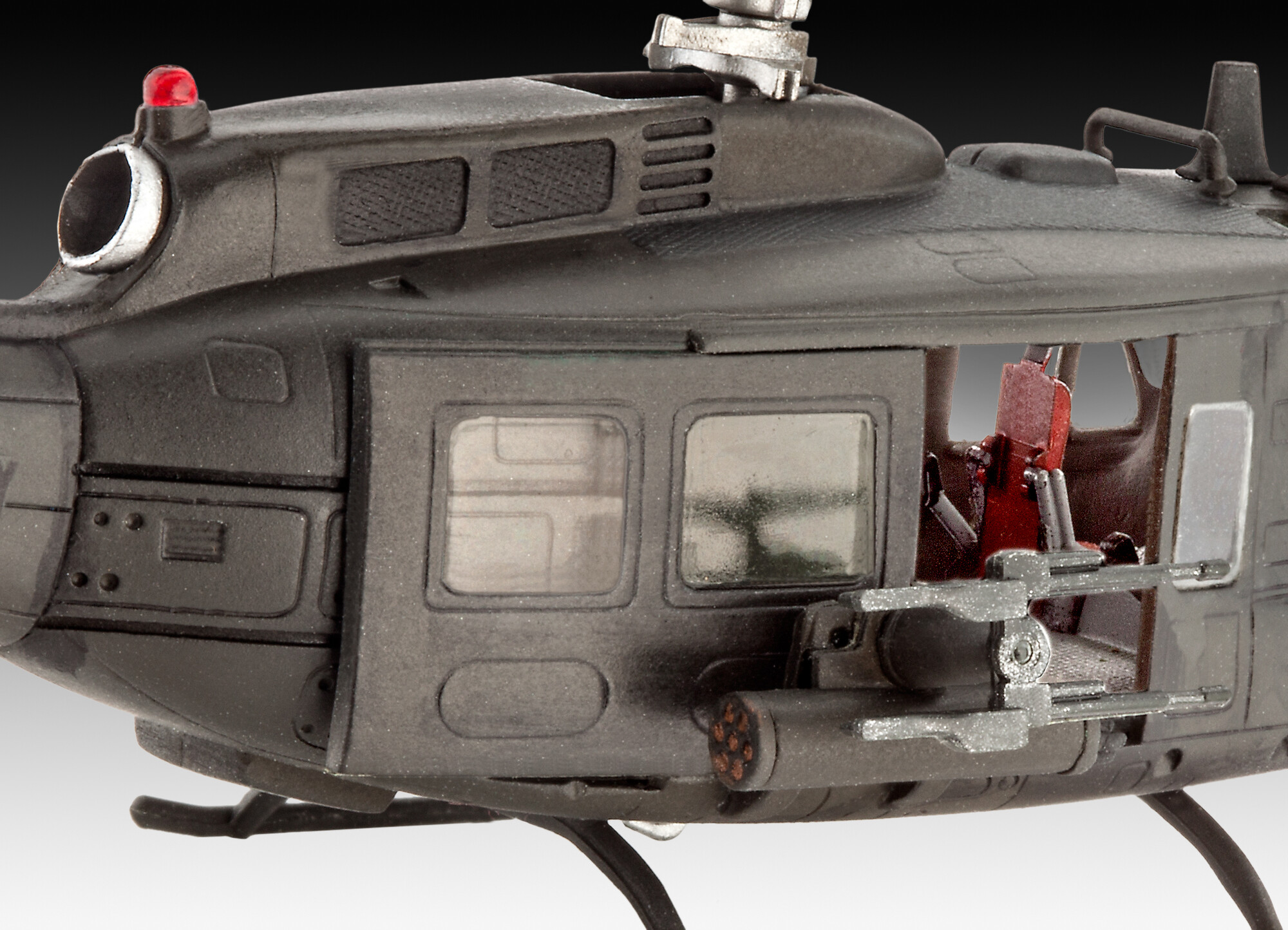 1:100 Bell UH-1H Gunship Einfach zu bauender Modellbausatz des weltbekannten, auch Huey gen