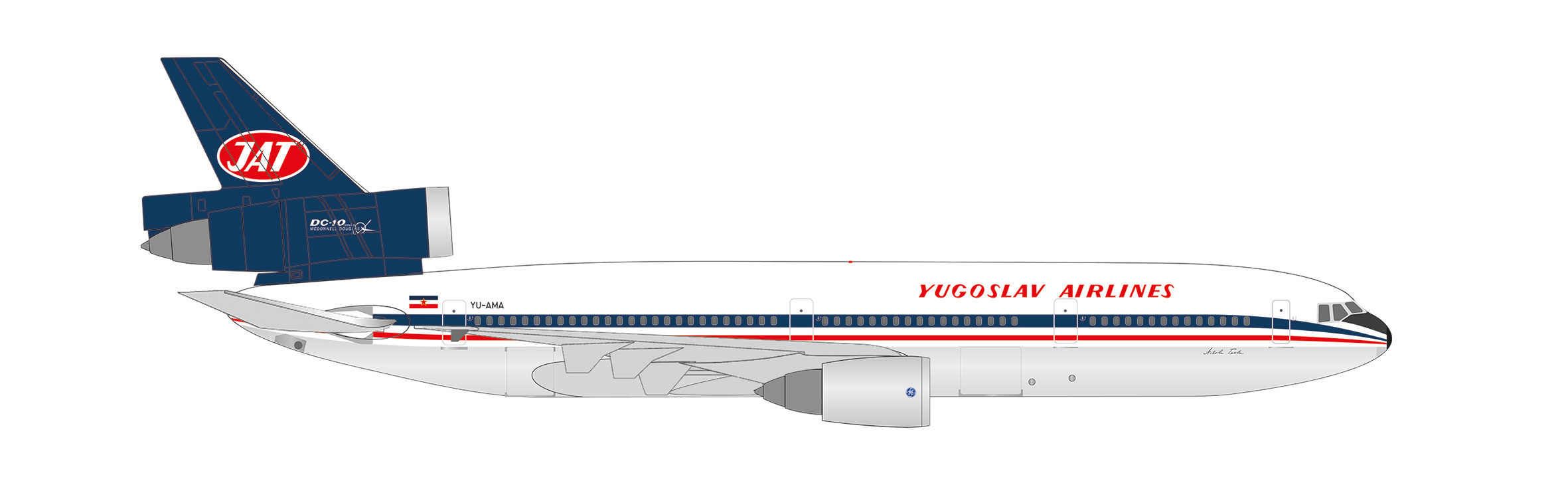 JAT - Yugoslav Airlines McDon 