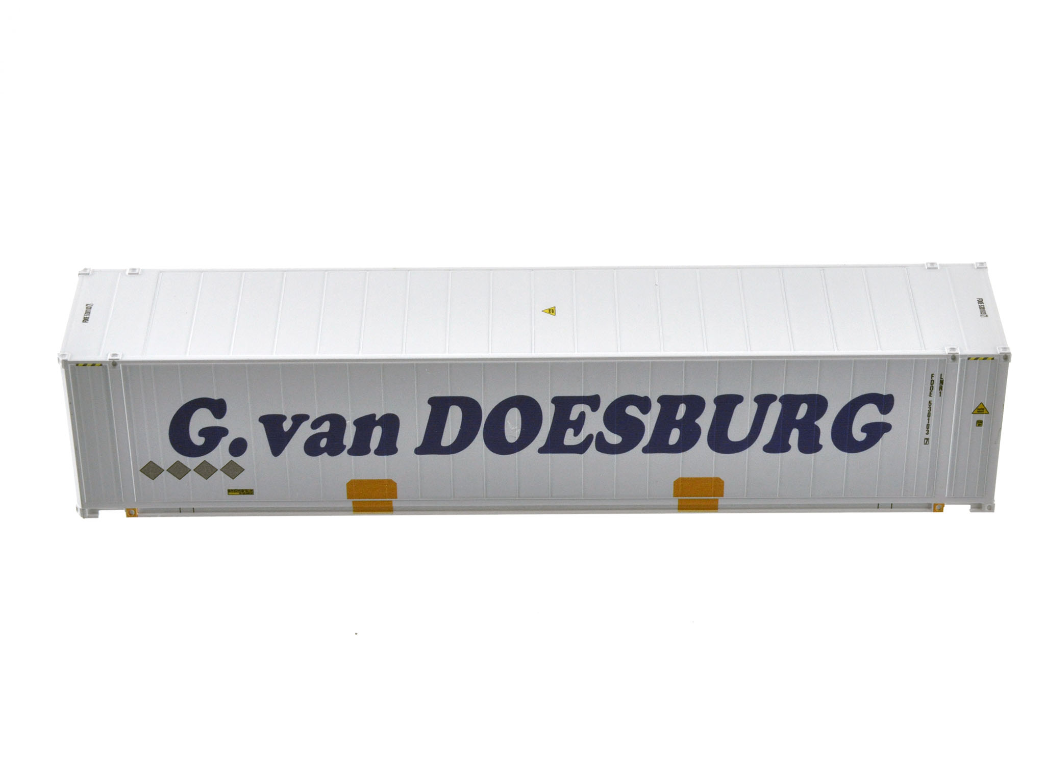 1:87 45´ Reefer VAN DOESBURG WB-A / Ct45´ (Euro) Reefer (E), "G. van Doesburg", # FDOE 530103