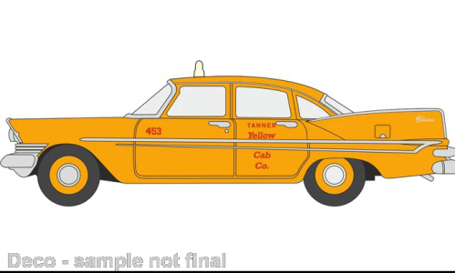 Plymouth Belvedere Taxi Tanner Yellow 1959