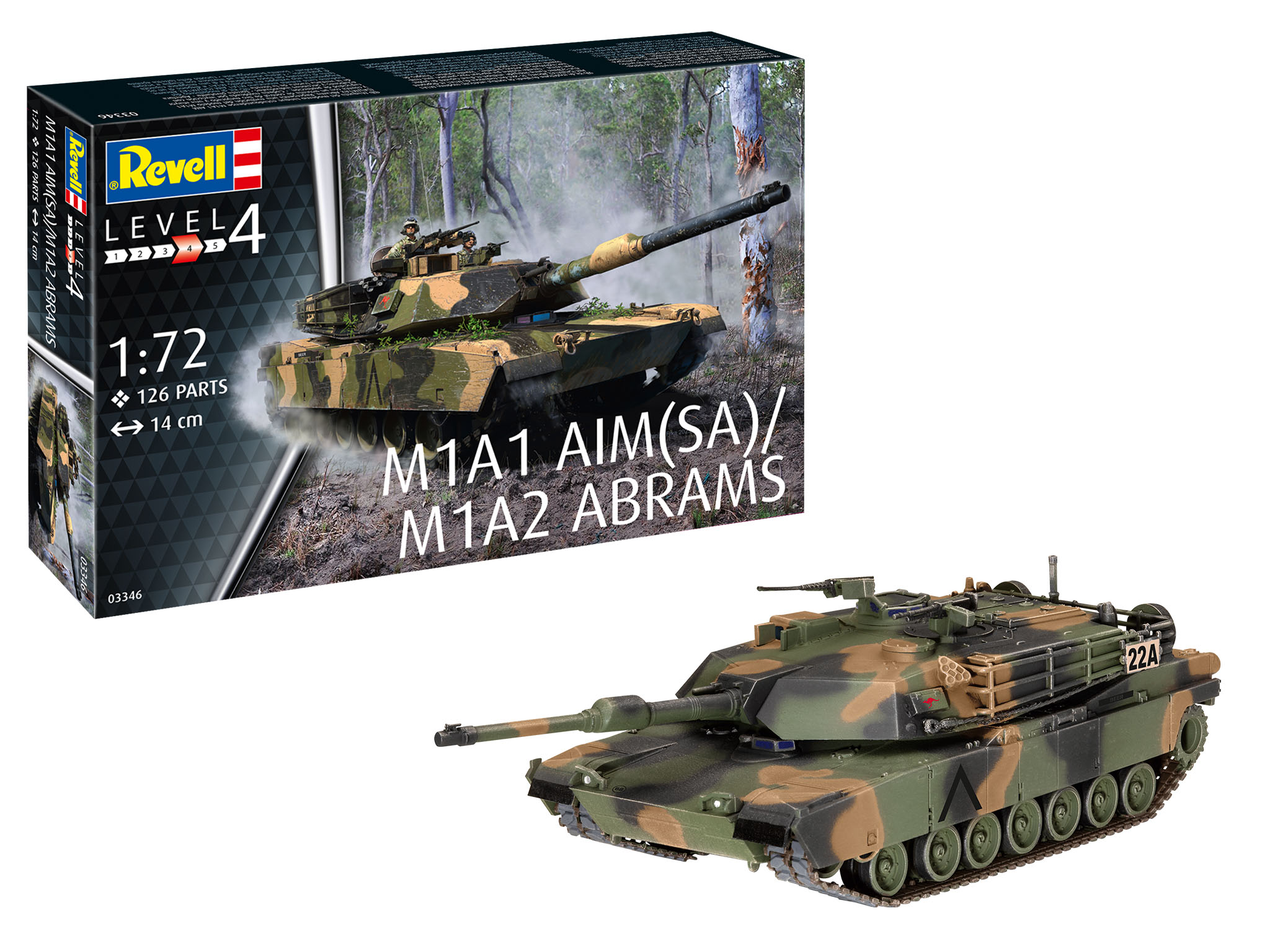 1:72 M1A2 Abrams 