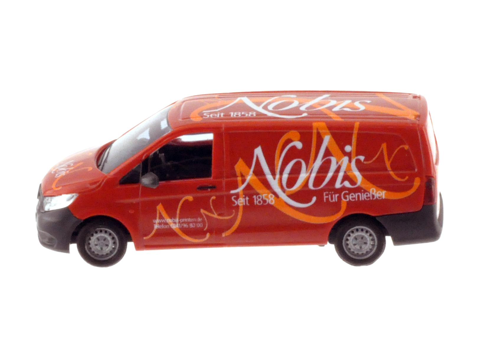 Mercedes Vito Nobis Printen aktuelles Fahrzeug des Aachener Printenherstellers Nobis