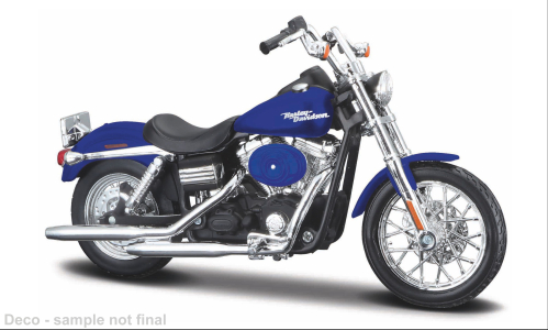Harley Davidson Dyna Street06 Dyna Street Bob FXDBI`2006 blau metallic 1:18