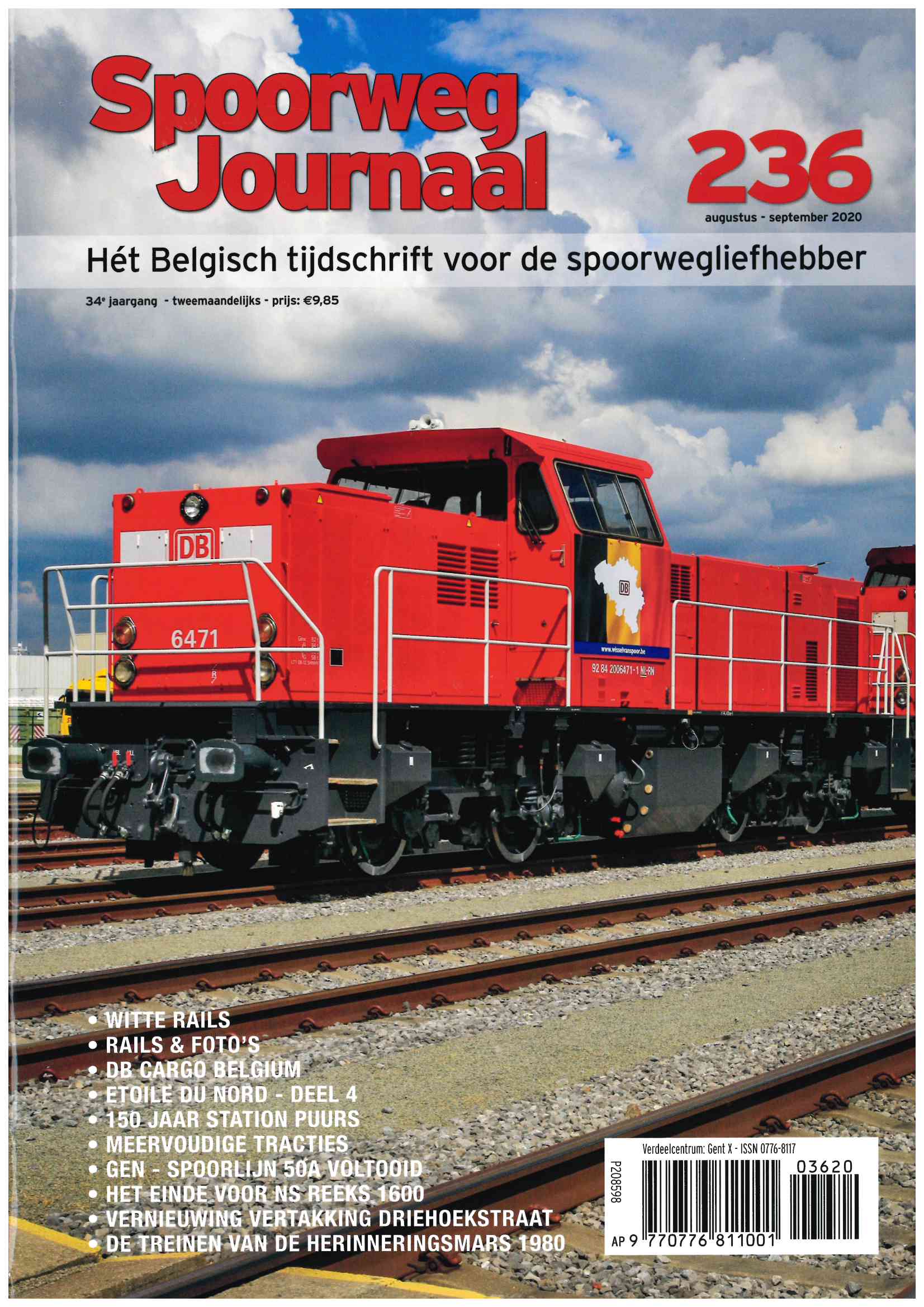 Spoorwegjournal Nr. 236 niederländische Ausgabe