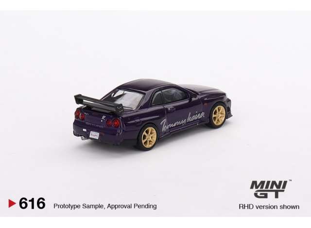 Nissan Skyline GT-R R34 midnight purple 1:64