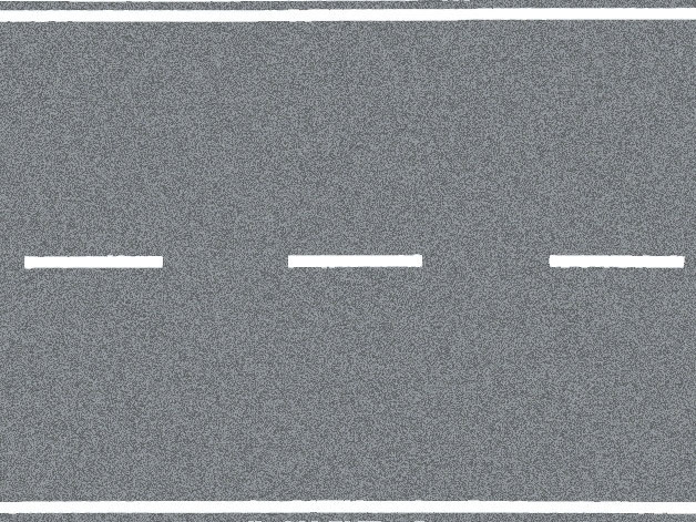 Bundestraße, grau N 100 x 4 cm