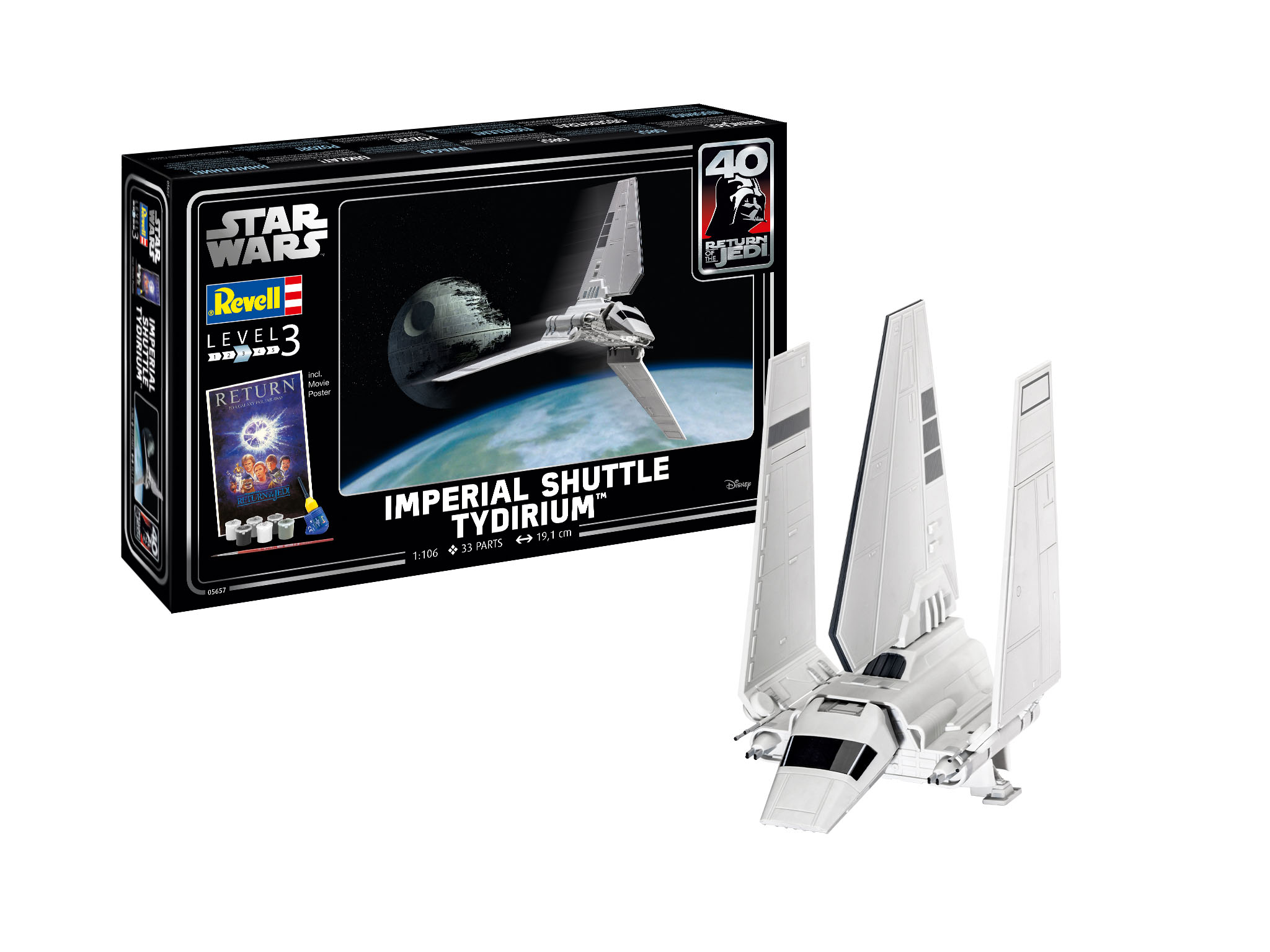 1:106 Geschenkset Star Wars Imperial Shuttle Tyridium