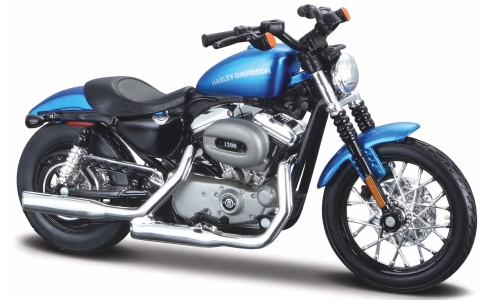 Harley Davidson XL1200N`07 Nightster `2012 blau metallic 1:18
