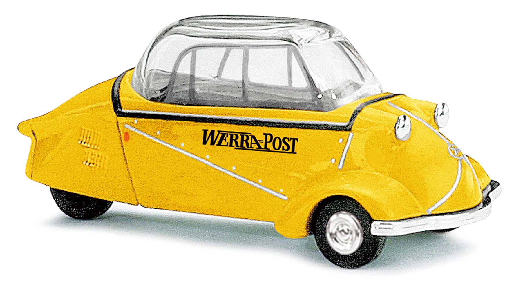 Messerschmitt KR 200 gelb Werra Post Baujahr 1956