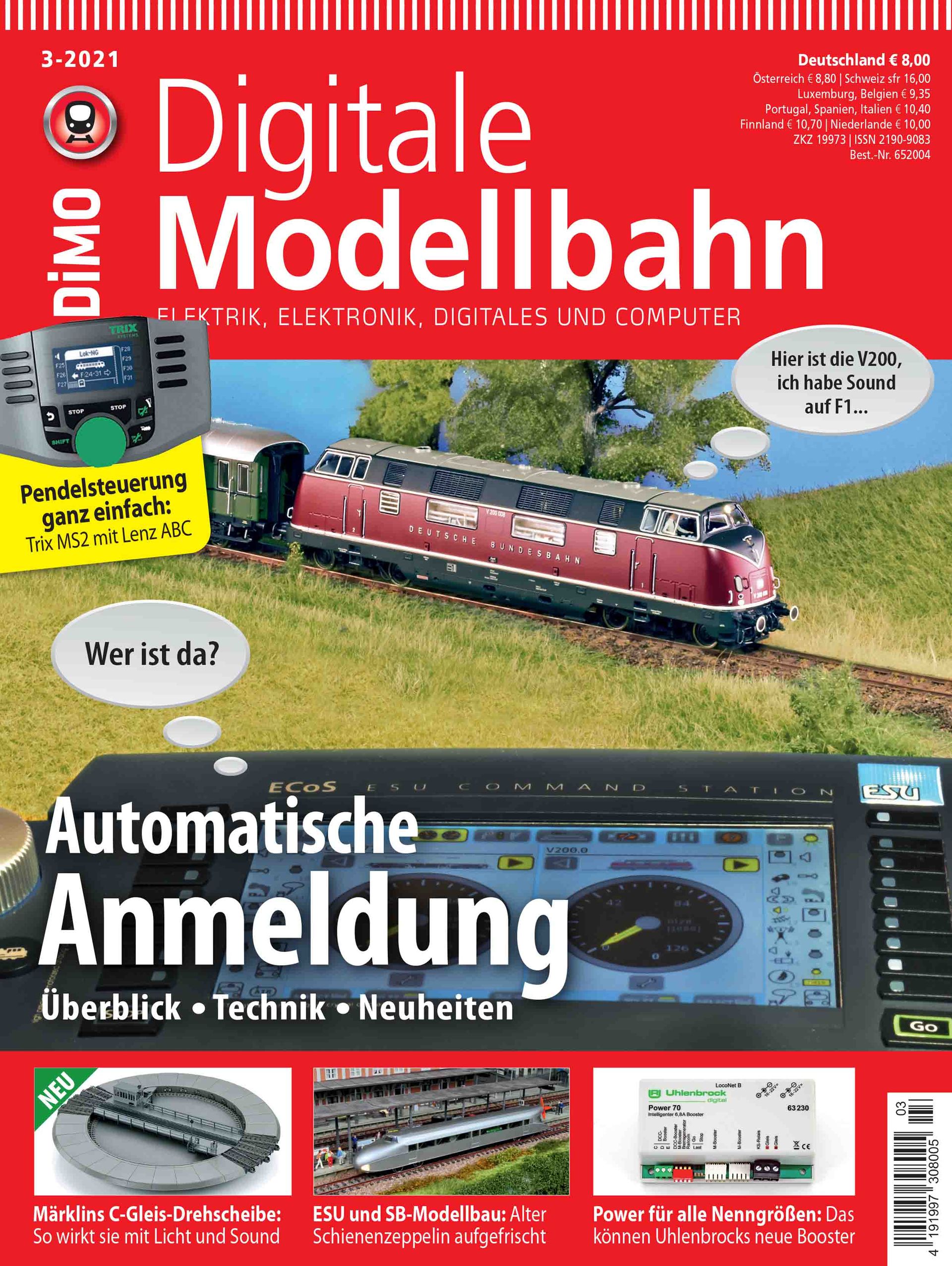 Digitale Modellbahn 3/2021 Automatische Anmeldung