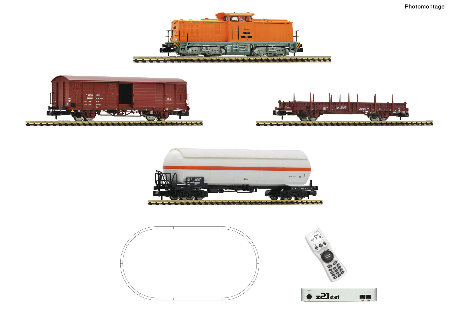 Digital Startset z21 BR111 mit Güterwagen